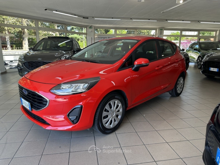 Ford Fiesta Plus 1.1 75 CV 2022 Rosso: foto 1 di 20