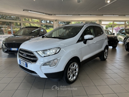 Ford EcoSport Titanium 1.0 2021 Bianco: foto 1 di 20