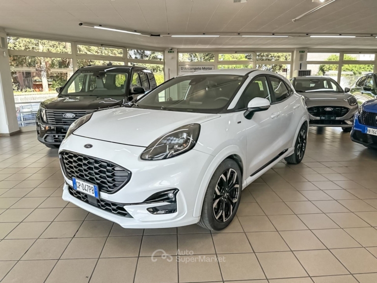 Ford Puma '19-> ST-Line X 1.0 EcoBoost 2023 Bianco: foto 1 di 20